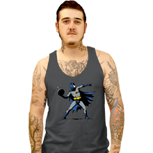 Load image into Gallery viewer, Secret_Shirts Tank Top, Unisex / Small / Charcoal Bat-sy
