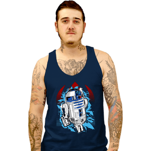 Shirts Tank Top, Unisex / Small / Navy R2 TAG2