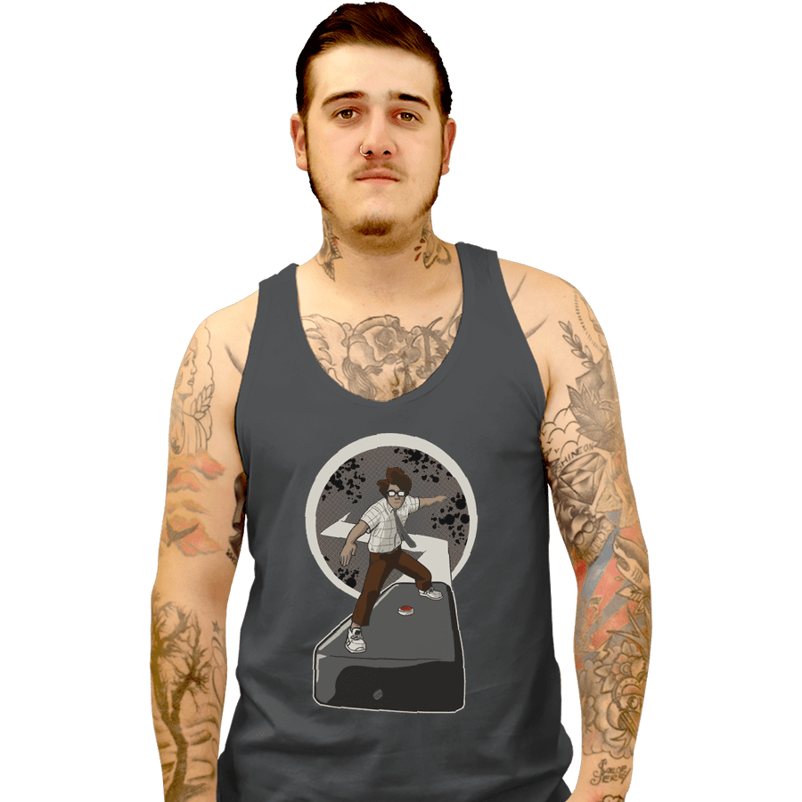 Shirts Tank Top, Unisex / Small / Charcoal Internet Surfer