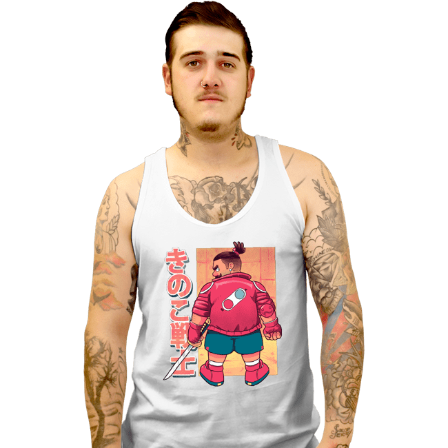 Daily_Deal_Shirts Tank Top, Unisex / Small / White Kinoko Senshi