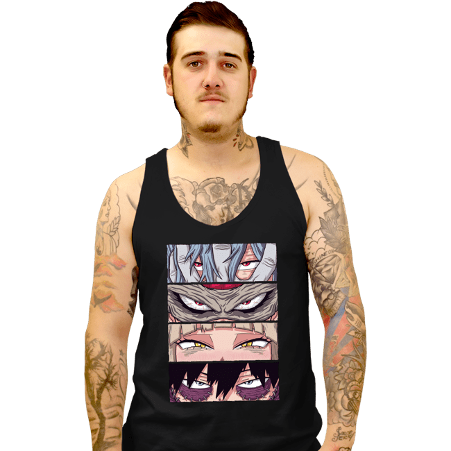 Daily_Deal_Shirts Tank Top, Unisex / Small / Black MHA Villains Eyes