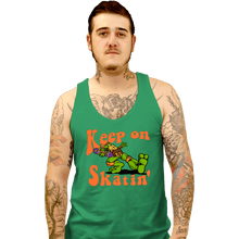 Load image into Gallery viewer, Daily_Deal_Shirts Tank Top, Unisex / Small / Sports Grey Keep On Skatin&#39;

