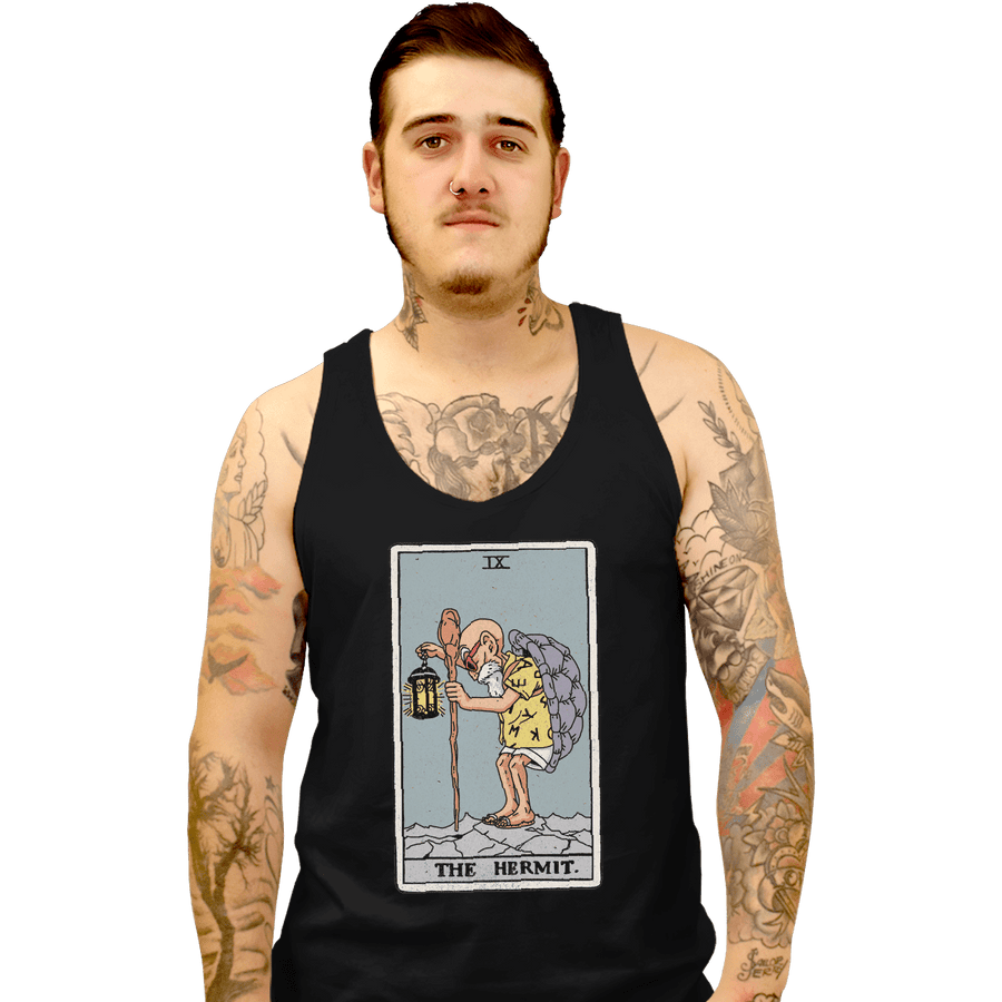 Shirts Tank Top, Unisex / Small / Black The Hermit