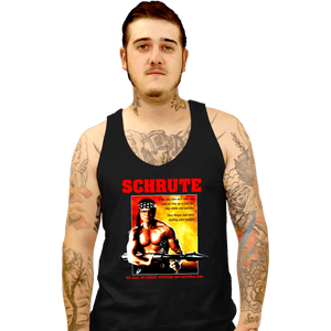Secret_Shirts Tank Top, Unisex / Small / Black Dwight Rambo
