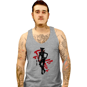 Shirts Tank Top, Unisex / Small / Sports Grey Crimson Jolyne Cujoh