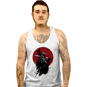 Shirts Tank Top, Unisex / Small / White Mandalorian Samurai