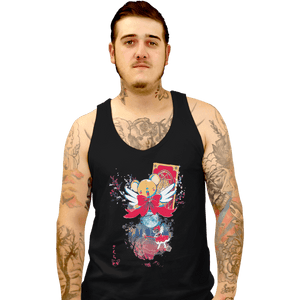 Shirts Tank Top, Unisex / Small / Black Sakura Spring