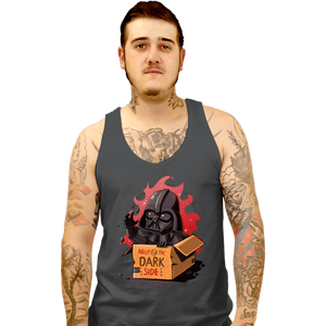Daily_Deal_Shirts Tank Top, Unisex / Small / Charcoal Adopt The Dark Side