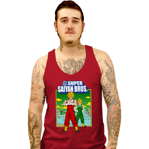 Shirts Tank Top, Unisex / Small / Red Super Saiyan Bros