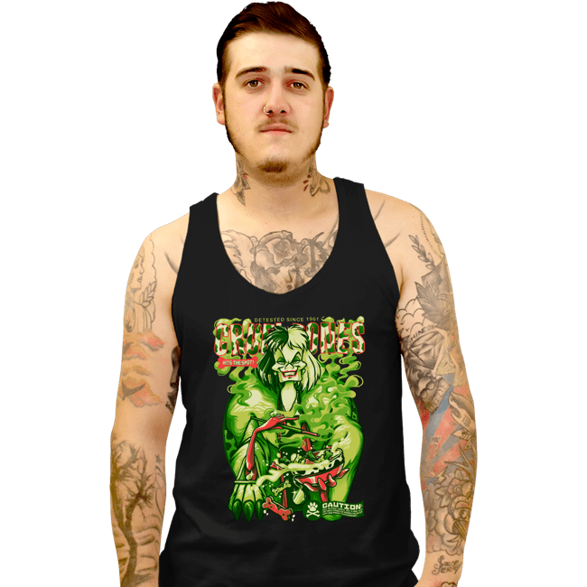 Daily_Deal_Shirts Tank Top, Unisex / Small / Black Cruel Bones