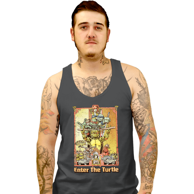 Secret_Shirts Tank Top, Unisex / Small / Charcoal Enter The Turtles