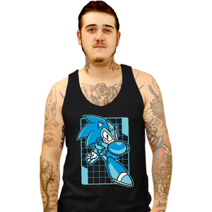 Daily_Deal_Shirts Tank Top, Unisex / Small / Black Mega Sonic