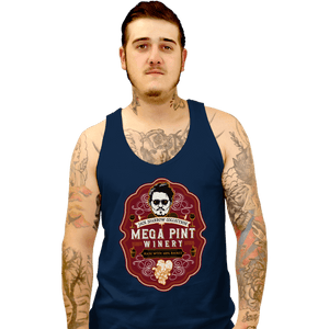 Shirts Tank Top, Unisex / Small / Navy Mega Pint