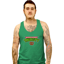 Load image into Gallery viewer, Shirts Tank Top, Unisex / Small / Irish Green These Pretzels Are Making Me Thirsty
