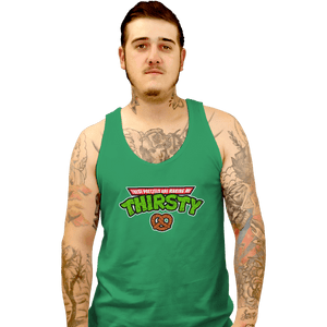 Shirts Tank Top, Unisex / Small / Irish Green These Pretzels Are Making Me Thirsty