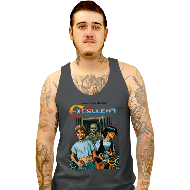 Secret_Shirts Tank Top, Unisex / Small / Charcoal Excellent Gaming