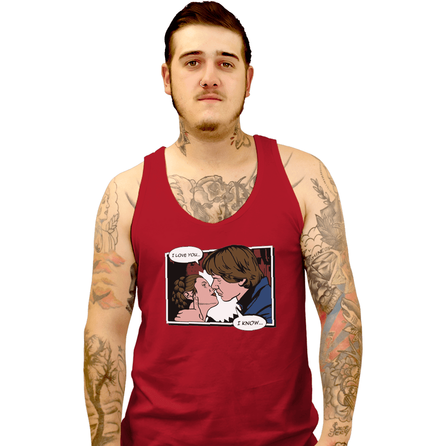 Shirts Tank Top, Unisex / Small / Red Rebelstein Kiss