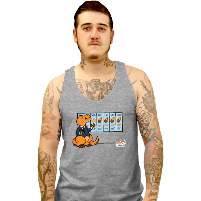 Secret_Shirts Tank Top, Unisex / Small / Sports Grey Weather T-Rex