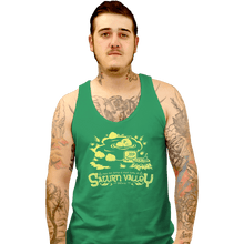 Load image into Gallery viewer, Shirts Tank Top, Unisex / Small / Irish Green Relax In Saturn Valley
