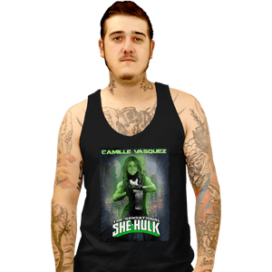 Daily_Deal_Shirts Tank Top, Unisex / Small / Black Camille Hulk