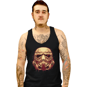 Shirts Tank Top, Unisex / Small / Black Skull Trooper