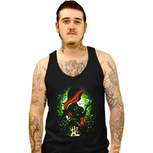 Shirts Tank Top, Unisex / Small / Black Poison Green