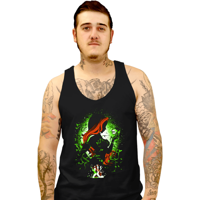 Shirts Tank Top, Unisex / Small / Black Poison Green
