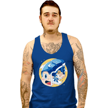 Load image into Gallery viewer, Shirts Tank Top, Unisex / Small / Royal Blue The Blue Bomber Head
