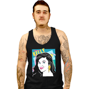 Shirts Tank Top, Unisex / Small / Black 80s Kelly