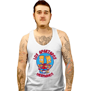 Daily_Deal_Shirts Tank Top, Unisex / Small / White Los Apartados Hermanos