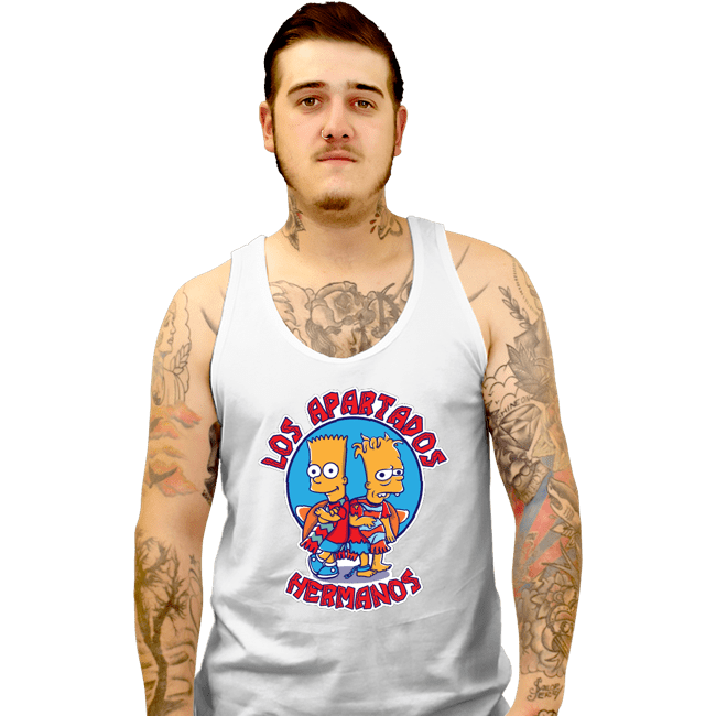 Daily_Deal_Shirts Tank Top, Unisex / Small / White Los Apartados Hermanos