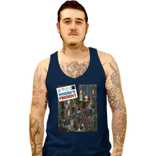 Load image into Gallery viewer, Daily_Deal_Shirts Tank Top, Unisex / Small / Navy Where&#39;s Freddy
