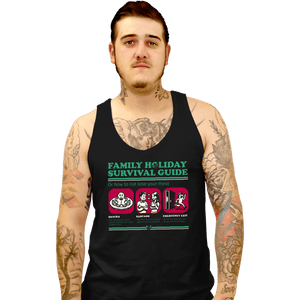 Daily_Deal_Shirts Tank Top, Unisex / Small / Black Family Holiday Survival Guide