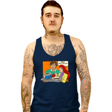 Load image into Gallery viewer, Daily_Deal_Shirts Tank Top, Unisex / Small / Navy Great Reflexes
