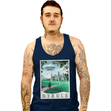 Load image into Gallery viewer, Shirts Tank Top, Unisex / Small / Navy Visit Hyrule
