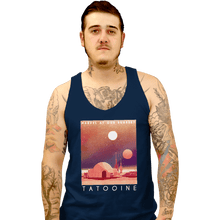 Load image into Gallery viewer, Shirts Tank Top, Unisex / Small / Navy Visit Tatooine
