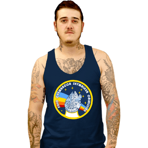 Shirts Tank Top, Unisex / Small / Navy Millenium Flight Program