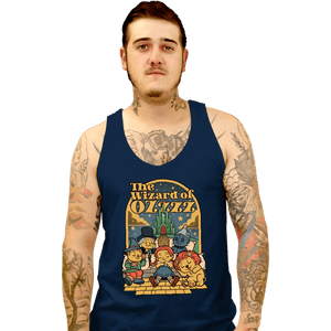 Daily_Deal_Shirts Tank Top, Unisex / Small / Navy The Wizard Of Sleep