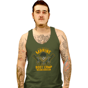 Shirts Tank Top, Unisex / Small / Military Green Colonial Marine s