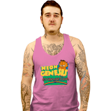 Load image into Gallery viewer, Shirts Tank Top, Unisex / Small / Pink Neon Garfield Evangelion Pink
