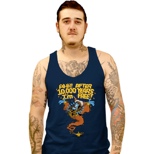 Secret_Shirts Tank Top, Unisex / Small / Navy Geniepulsa