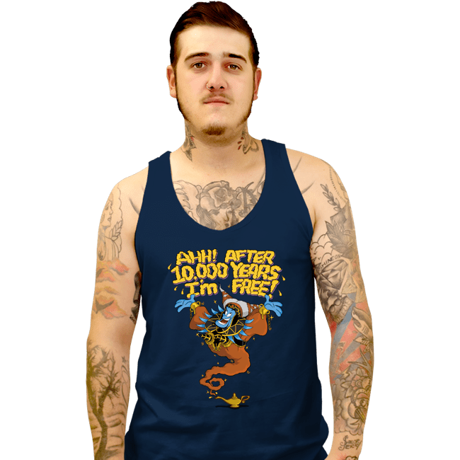 Secret_Shirts Tank Top, Unisex / Small / Navy Geniepulsa