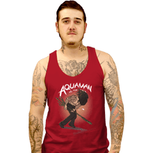 Load image into Gallery viewer, Shirts Tank Top, Unisex / Small / Red Arthur Curry VS The World
