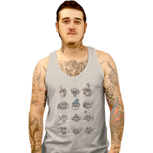 Load image into Gallery viewer, Shirts Tank Top, Unisex / Small / White Kawaii DnD Classes
