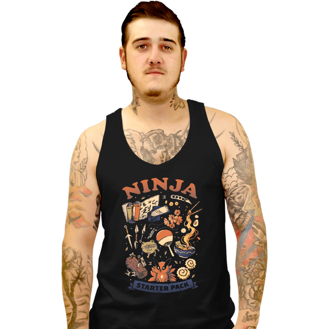 Daily_Deal_Shirts Tank Top, Unisex / Small / Black Ninja Starter Pack