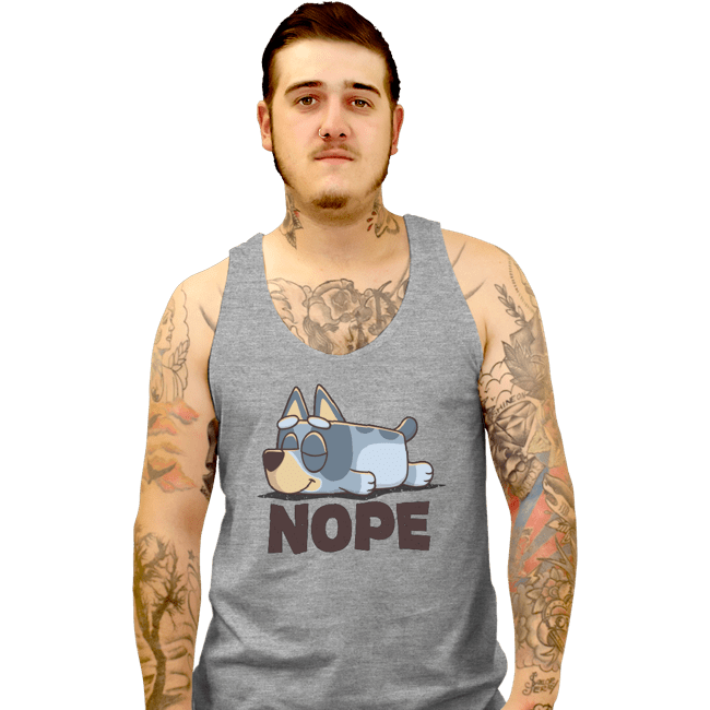 Daily_Deal_Shirts Tank Top, Unisex / Small / Sports Grey Lazy Heeler