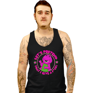 Daily_Deal_Shirts Tank Top, Unisex / Small / Black Don't Give A F!
