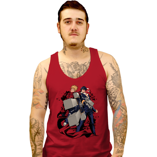Shirts Tank Top, Unisex / Small / Red Cross Fire