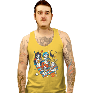 Secret_Shirts Tank Top, Unisex / Small / Gold Summer Moon