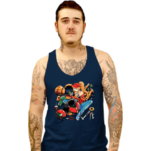 Load image into Gallery viewer, Secret_Shirts Tank Top, Unisex / Small / Navy Suit Repair!

